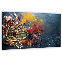 decorwelt Couvercle vitrocéramique pour plaques de Cuisson en Verre pour plaques à Induction, Plaque en Verre de sécurité, 80x52 cm