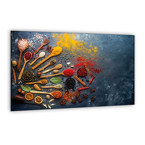 decorwelt Couvercle vitrocéramique pour plaques de Cuisson en Verre pour plaques à Induction, Plaque en Verre de sécurité, 80x52 cm