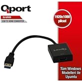 Qport Q Uhd Usb 3.0 To Hdmi &Ccedil;evirici