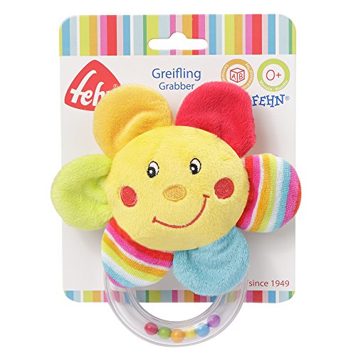 Fehn 152715 Greifling Blume mit Rasselring - 5