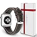Produktbild Apple Watch Armband 42mm - ICHECKEY Leder Uhrenarmband iWatch klassische Mentallschnalle Ersatzarmband für Alle Apple 42mm Watch Serie 1/ 2 / 3, Sport, Edition, Nike+ -(Braun)