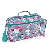 Cartera Extraescolar C/Estuche Gabol Color Un compartimento, cierre con cremallera.Asa corta para coger en la mano y asa regulable en altura.Estuche plano con cierre de cremallera. Medidas Extraescolar: 38x26x6 cm Medida Estuche: 22x6