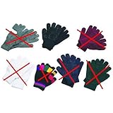 Magic-Grippy-Handschuhe Reithandschuhe Erwachsen schwarz