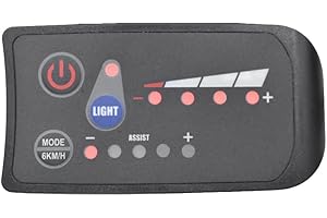 Cucioki S810 E-Bike Smart Meter LED Display Meter LED Display Meter Display 36V IP65 For Electric Bike Electric Bicycle Meter 6PIN