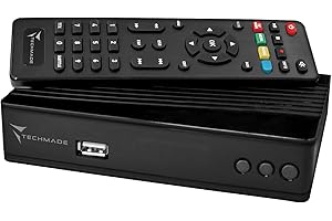 Décodeur numérique DVBT2 RECEIVER TECHMADE - Numérique TERRESTRE T2 avec télécommande 2 en 1