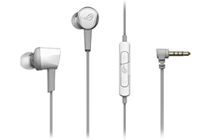 ASUS ROG Cetra II Core Moonlight White - Auriculares intraurales para Gaming (Conector de 3,5 mm, compatibles con PC, portátiles, teléfonos, ROG Phone, PS5, Xbox Series X/S y Switch) - Blanco Lunar