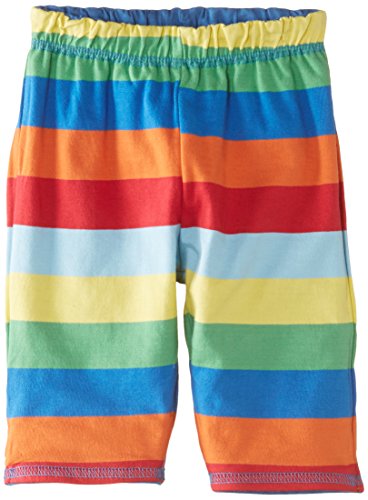 Toby Tiger Baby-Boys Organic Cotton Multi Reversible Striped Trousers, Multicoloured, 9-12 Months (Manufacturer Size:6-12 Months)