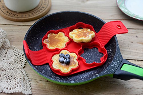 ➹ Loveso ➹ Flippin‘ Fantastic Nonstick Silikon Ei Ring Pfannkuchen Form (C) - 4