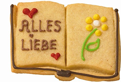 Birkmann Plätzchenausstechform Buch Edelstahl; 7,5 cm - 2