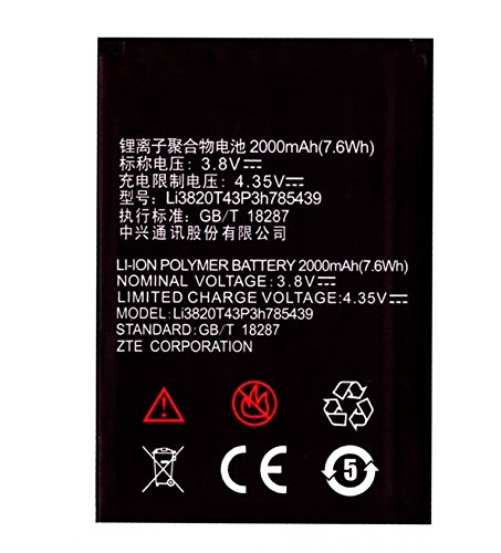 Bateria ZTE BLADE L3 2000 mAh voltaje 3 8v High quality Li3820T43P3h785439 Bateria ZTE BLADE L3 2000 mAh voltaje 3 8v High quality Li3820T43P3h785439