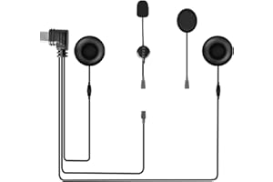 EJEAS Q8 Original Type-C Casque Accessoires pour Q8/V7/MS8/MS20/Nouveau V4 Plus/Nouveau V6 Pro Moto Bluetooth Intercom