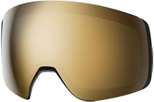 Smith 4D MAG Snow Goggle Replacement Lens (ChromaPop Sun Black Gold Mirror)