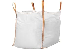 BIGBAGLAND Big Bag 80x80x80 | 10 PZ | Sacchi per macerie | 1, 2, 5 e 10 PZ disponibili | 1000KG | Big bags cantiere 1T | Sacconi big bag | sacco per giardinaggio | sacco per montacarichi | Scarico macerie