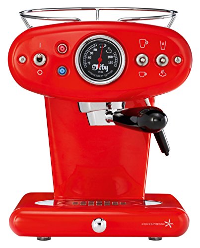 examen Illy METODO x1 Anniversary Espresso et café capsule machine, 1250 W, rouge