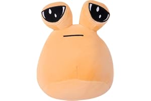 GUBOOM Peluche Alien Pou, 22cm Alien Pou Peluche Juguete, Alien para Peluches, Animal Pou Doll, My Pet Alien Pou Plushies Muñeca Juguete, Kawaii Relleno Animales Peluche Pou para Niños Niñas Regalos (A)