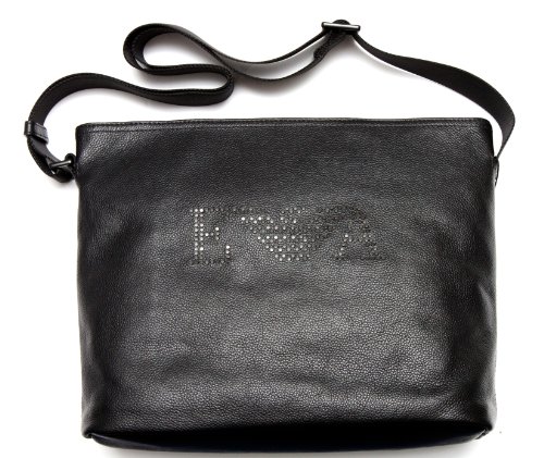 Preisvergleich Produktbild Emporio Armani Leder Schultertasche Tasche YEMC37 YH033
