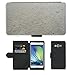 Produktbild PU Leder Wallet Case Folio Schutzhülle // M00153888 Sand Muscheln Muscheln Ocean City // Samsung Galaxy A7 (not fit S7)