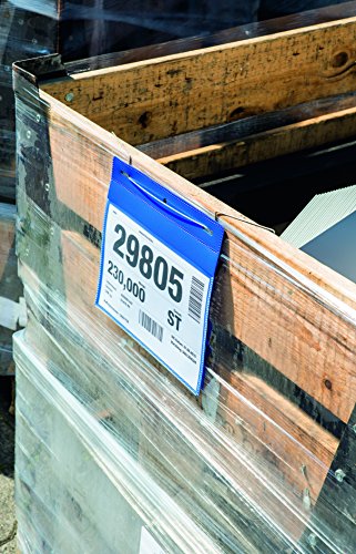 DURABLE A5 Landscape Pouch with Wire Strap Fastening - Blue (Pack of 50)