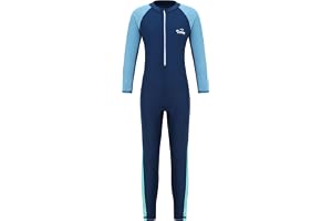 Yyuihri Barn Rash Guard Pojke Baddräkt Långärmad Dykning Kostym Ett Stycke Helkropp Surfing Våtdräkt Baddräkt