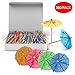 Produktbild MATANA 150 Einweg-Cocktailschirme Cocktail-schirmchen Hawaï Parasol Paraplu - Perfekt für Alle Partys & Anlässe, Bar Zubehör, Cocktail Dekoration Party Set - Eisschirmchen - Gute Qualität