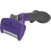FURminator Cat deShedding Tool, DeShedding Brush for Cats, Lifts Loose Hair Large