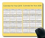 2019 Kalender-Mauspad-Design, Kalender jährlich Gaming-Mauspads, Kalenderplaner 2019 mit Feiertagsdetails