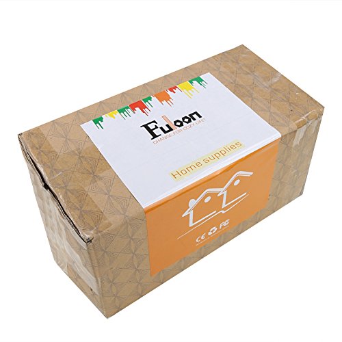 Fuloon 6er Set Lampenschirme für Kerzebirne Hängelampe Stoff Welle Stil Lampenschirm (Weiß) - 7