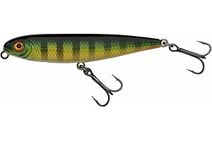 Berkley Pulse Slurp Surface Lure | Topwater Stickbait for Bass, Pike, Perch, Zander & Trout | Walk-the-Dog Action Hardbait | Freshwater & Saltwater Predator Fishing Lure |Multiple Colours & Sizes