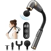 Improved Auhma Model Handle Massage Gun, Deep Tissue Pain Relief Back Massager with LCD Display