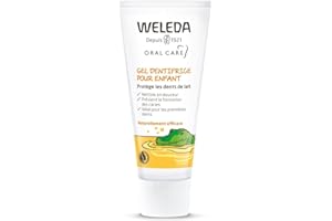 WELEDA - Gel Dentifrice pour Enfant - Formule Naturelle Sans Fluor - Goût Agréable - Tube de 50 ml