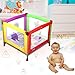 Bable Baby Playpen Play Yard with Cotton Play Mat and Carrying Bag (90x90x64cm)