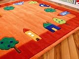 Lifestyle Kinderteppich Spielwelt Orange in 4 Größen !!! Sofort Lieferbar !!! - 4