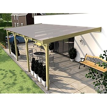 Terrassenüberdachung SYLT IV Wintergarten 500 x 350 cm Überdachung