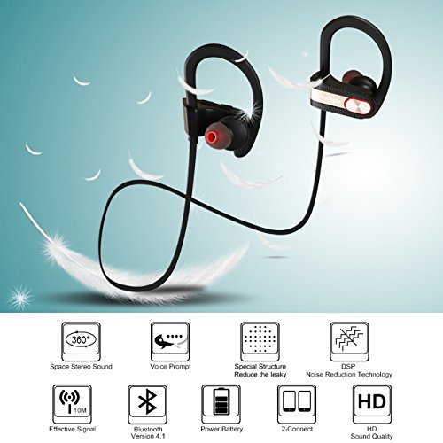 Esonstyle Bluetooth 4 1 Auriculares Inal mbricos Est reo Deportivos con Micr fono para Correr Gimnasio Caminar Trotar Excursionismo Compatible con iPhone iPad Samsung Smartphones Android y Tablet PC Negro Oro reviews Esonstyle Bluetooth 4 1 Auriculares Inal mbricos Est reo Deportivos con Micr fono para Correr Gimnasio Caminar Trotar Excursionismo Compatible con iPhone iPad Samsung Smartphones Android y Tablet PC Negro Oro