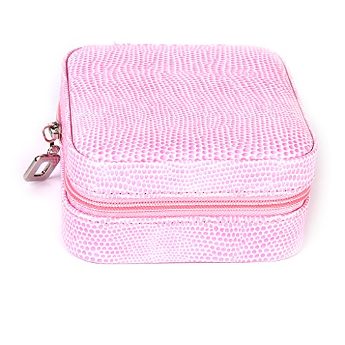 Schmuckschatullen Portable Schmuck Box Transporttasche Ohrring Ring Halskette Armband Veranstalter Halter - 6