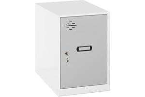 SIMONRACK Simon Rack Taquillas Vestuario Metálica 475x400x500 Blanco/Gris, Metal