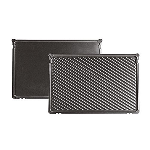Bosch TFB4431V Kontaktgrill (2000 W, 3 Grillpositionen, zwei separate Temperaturregler für obere / untere Grillplatte), smoke silber / anthrazit - 2
