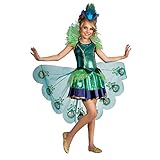 Pfau Kinder Kostüm Pfauenkostüm als Vogel zu Karneval Fasching Gr.L
