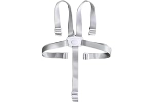 XIKSJW Cintura Imbracatura per Seggiolone Imbracatura di Sicurezza Universale a 5 Punti per Bambini Adatta per Seggioloni Passeggini Carrozzine