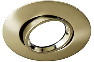 wonderlamp Empotrable ROUND II basculante oro viejo (ángulo basculación 45º), W-E000076