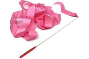 Zonster Rubans Danse Bagueuses Streamers Rythmiques Gymnastique Ruban Swirling Wands sur Bâtonnets pour Enfants Danse Artistique