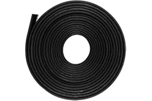 TA-VIGOR 18mm Heat Shrink Tubing, 1M Length Heat Shrink Sleeving, 2:1 Ratio Heat Shrink Tube for Electrical Insulation, Repairs, Wire Connectors, Wrap Cable, Black