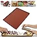 Produktbild Genossen Silikon Backmatte, Silicone Swiss Roll Mat Multifunctional Non Stick Cake Baking Pizza Pastry Pad Tray Tools