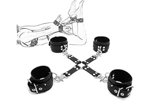 BINXLIUXO 1pc Bande de Mouvement arrière Flexible intégrale avec Croix Noire avec Anneaux croisés