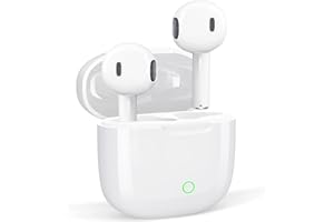 GGTHBRWW Auriculares Inalámbricos,Auriculares Bluetooth 5.3 HiFi Estéreo con Cancelación de Ruido,Auriculares Bluetooth IPX8 Impermeable,Reproducci 30 Horas con Caja de Carga,para iPhone/Android/Samsung
