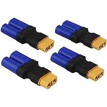 WTE Connector Adapter XT60 Female to EC5 Male