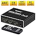 Produktbild Tendak 3x2 HDMI Switch Umschalter Splitter + Optisch SPDIF Toslink 3,5mm Stereo Audio Extractor mit IR Fernbedienung Unterstützung ARC, 4K, 3D für Blu-ray Player Xbox One PS4 Sky HDTV