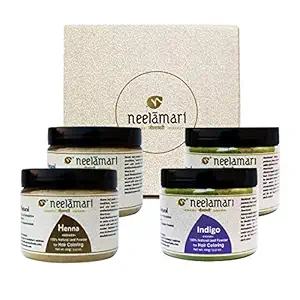 Neelamari Indigo and Henna Combo -Set of 200 g Each