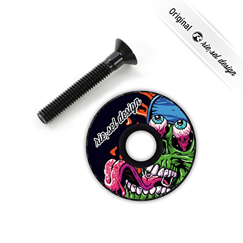 Rie:sel Design stem cap Deck:el Karbon Vorbaudeckel Fahrrad MTB Mountainbike Rennrad | Stem Plug - 2