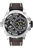 Timecode Orologio Analogueico Quarzo Uomo con Cinturino in Pelle TC-1002-13